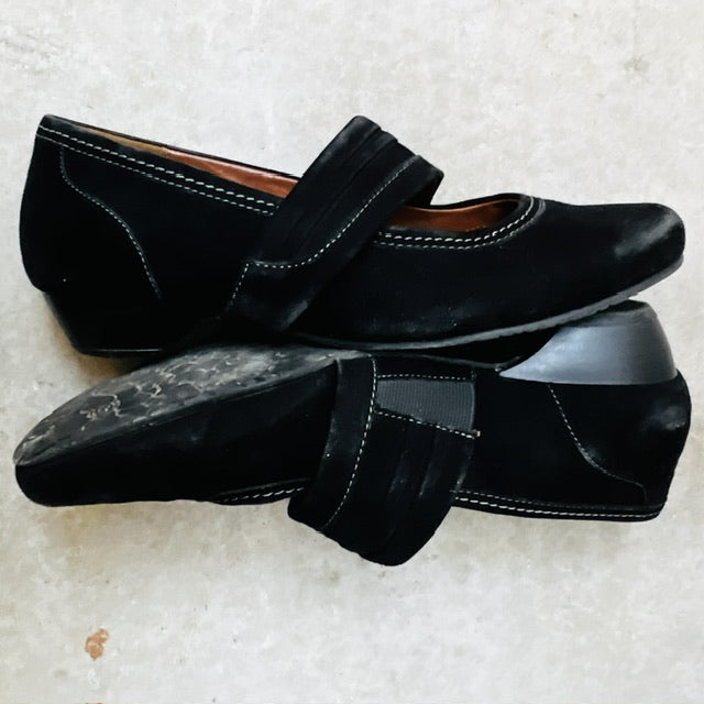 HOTTER / suede mary-jane flats / 41 (3883479677712703003)