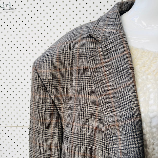REMBRANDT / vintage tweed wool blazer / menswear / L Jackets
