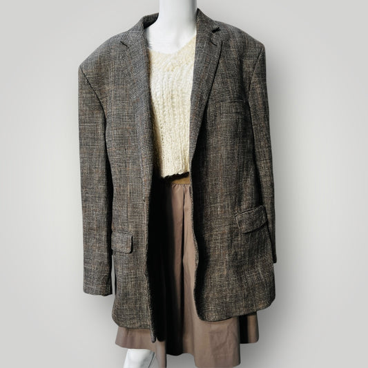 REMBRANDT / vintage tweed wool blazer / menswear / L Jackets