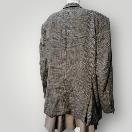 REMBRANDT / vintage tweed wool blazer / menswear / L Jackets