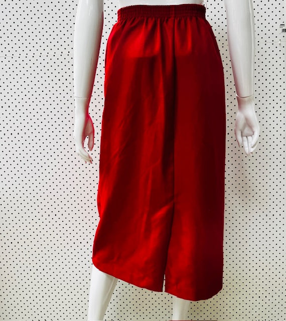 NZ vintage / red skirt / s (3883987887297833681)