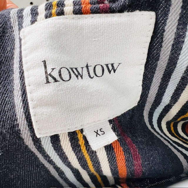 KOWTOW / collete dress / stripe / s / nz made / $280rrp (3883996229085484848)