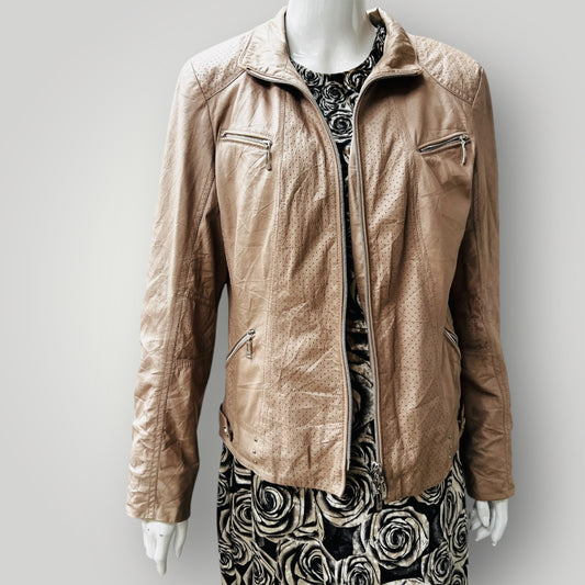 BONiTA / vegan leather jacket / 38 (3883996664284499727)