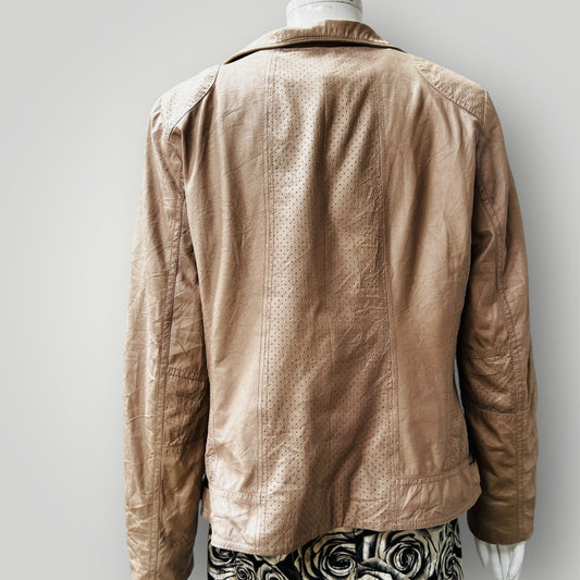 BONiTA / vegan leather jacket / 38 (3883996666034325298)