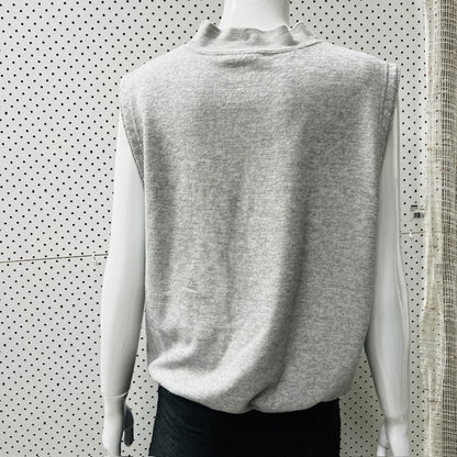 NIKE JAPAN / sleeveless grey tank sweatshirt / m (3884154690117099258)
