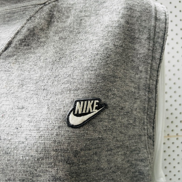 NIKE JAPAN / sleeveless grey tank sweatshirt / m (3884154694224760032)