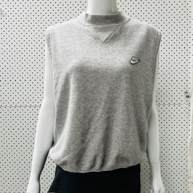 NIKE JAPAN / sleeveless grey tank sweatshirt / m (3884154696872731777)