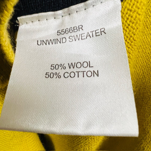 VERGE / 'unwind' wool sweater / chartreuse / L Tops & shirts