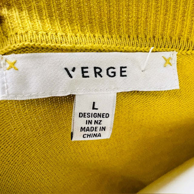 VERGE / 'unwind' wool sweater / chartreuse / L Tops & shirts