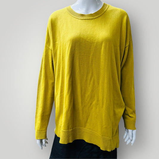 VERGE / 'unwind' wool sweater / chartreuse / L Tops & shirts