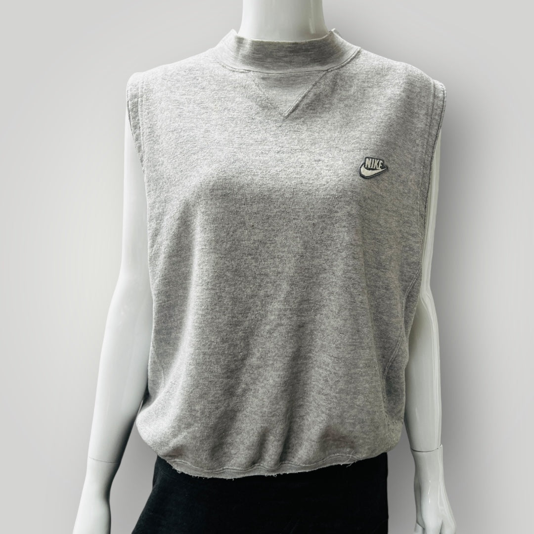 NIKE JAPAN / sleeveless grey tank sweatshirt / m (3884154968969215001)