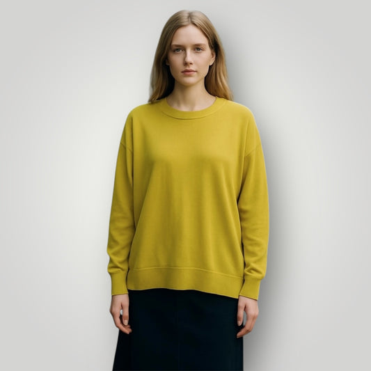 VERGE / 'unwind' wool sweater / chartreuse / L Tops & shirts