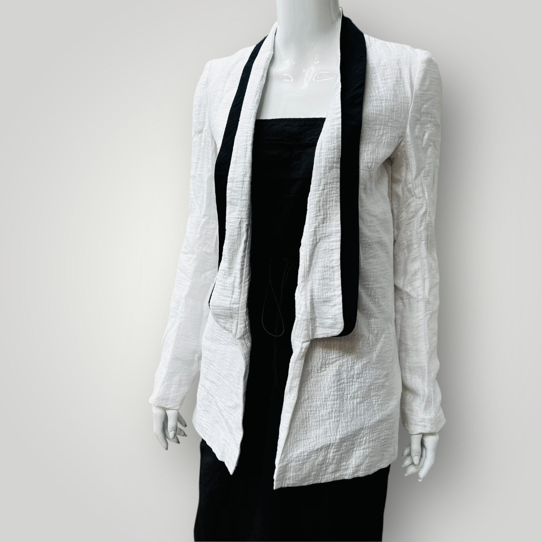 MOOCHI / white tuxedo jacket / s (3884504406739587541)