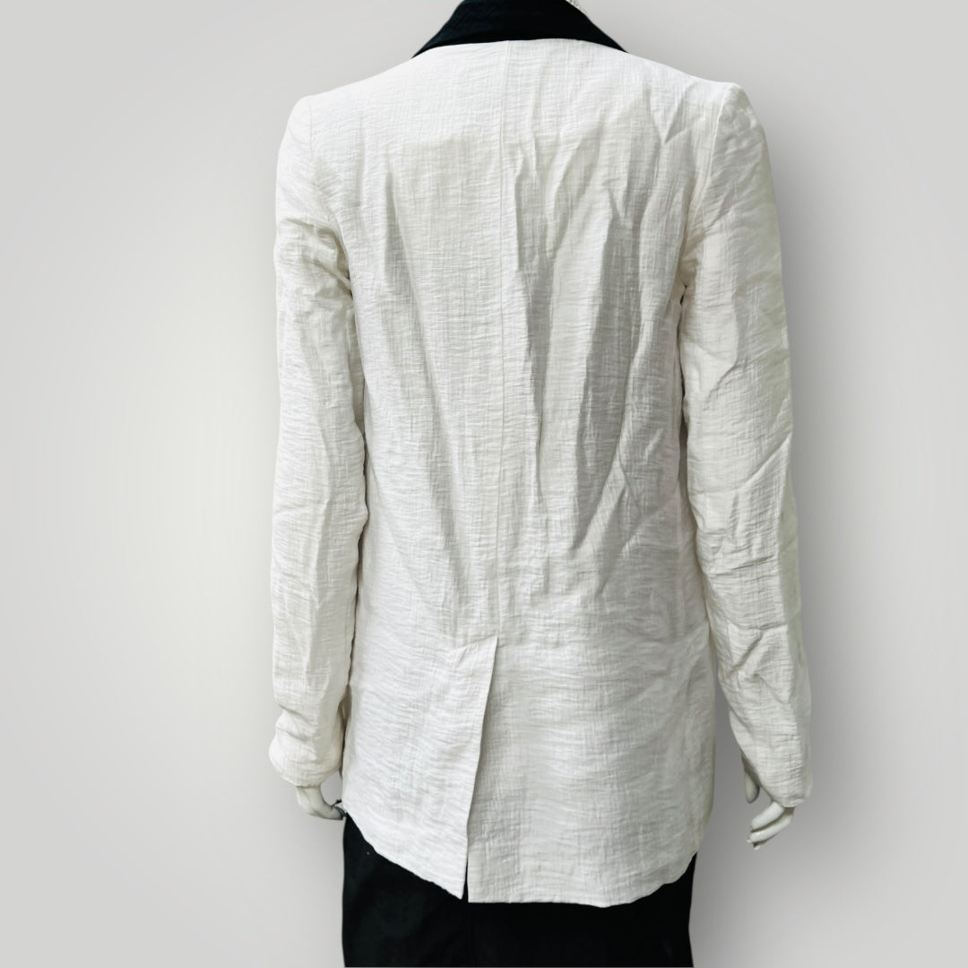 MOOCHI / white tuxedo jacket / s (3884504408762828501)