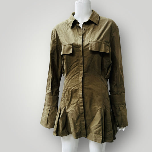 W STUDIO / cinched waist mini dress / s (3884504422983514559)