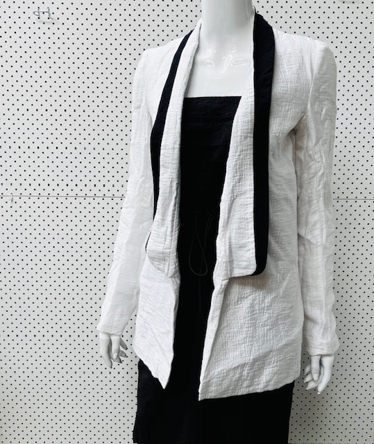 MOOCHI / white tuxedo jacket / s (3884509328418537506)