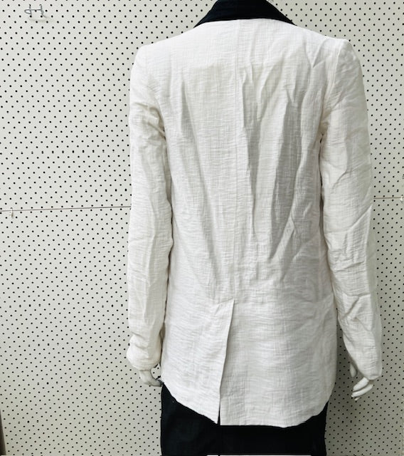MOOCHI / white tuxedo jacket / s (3884509343969606525)