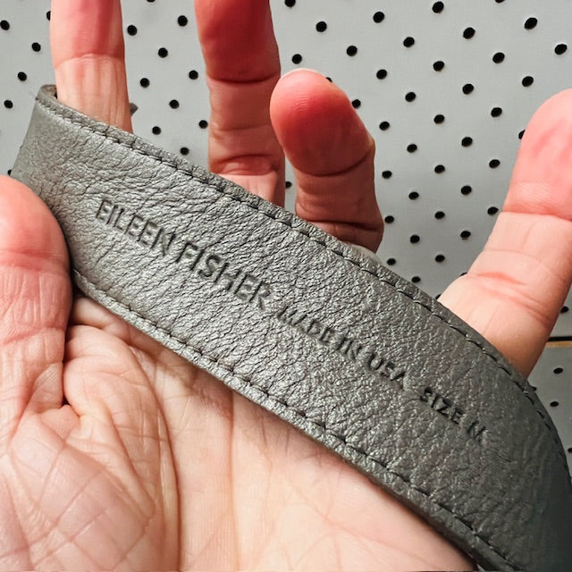 EILEEN FISHER / leather belt / 14 / new with tags / made in usa (3884591777732486918)