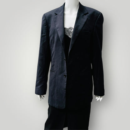 MATTANA / lightweight wool blazer / s/m (3884592015814179383)