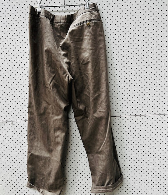 menswear / pleat front pants /  m/l (3884593569727391168)