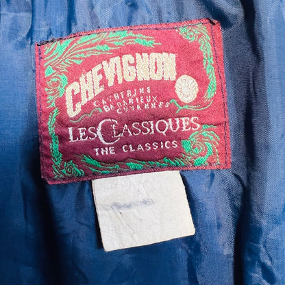 1960s nz vintage / CHEVIGNON / blue wool duffel coat / m/l (3884682675526219734)