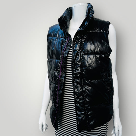 gloss / sleeveless puffer vest / anti label basic / s (3884683685144523762)