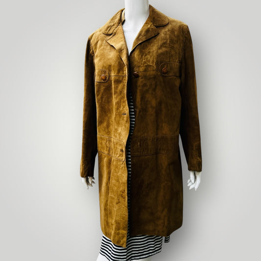 1960s nz vintage / suede coat / clientell christchurch / s/m Jackets