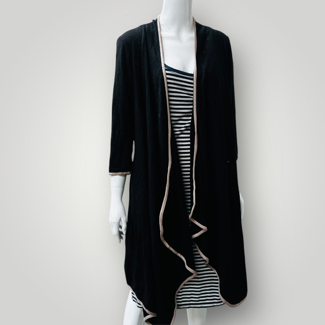 PAULA RYAN / wrap wool jacket / s / nz made (3885115319286947369)