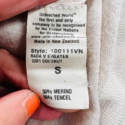 UNTOUCHED WORLD / 'rada' merino v neck / s (3885206167717956685)