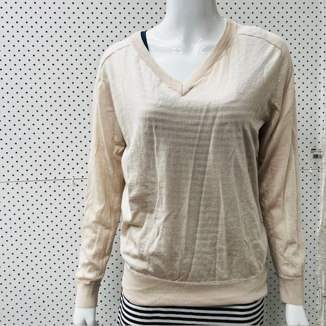 UNTOUCHED WORLD / 'rada' merino v neck / s (3885206175619333381)