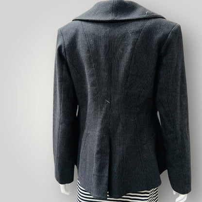 OCTOBER REIGN / wool blazer with cinched waist / s (3885206851467963578)