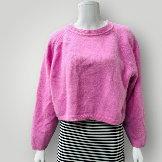 COUNTRY ROAD / 'rosetta' cashmere crop knit / xl Tops & shirts