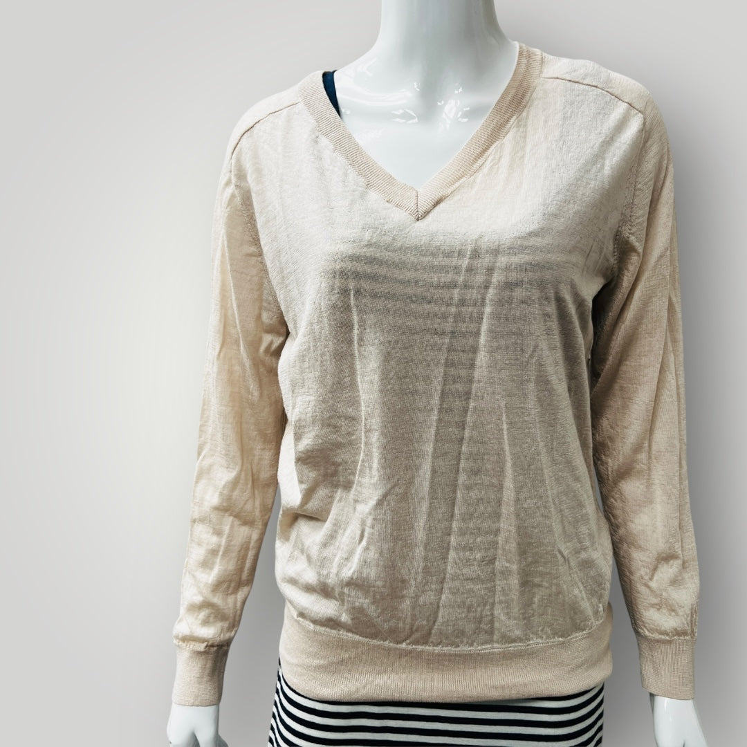 UNTOUCHED WORLD / 'rada' merino v neck / s (3885206932812672794)