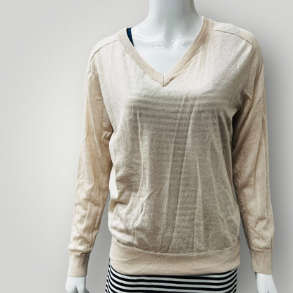 UNTOUCHED WORLD / 'rada' merino v neck / s (3885206932812672794)
