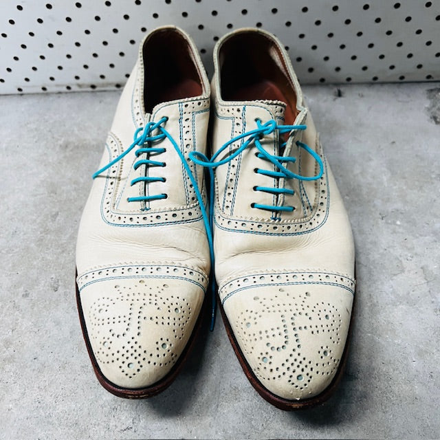 2000s vintage / FLUEVOG / gateway brandenburg capped toe brogue / 8 (3885367290825140109)