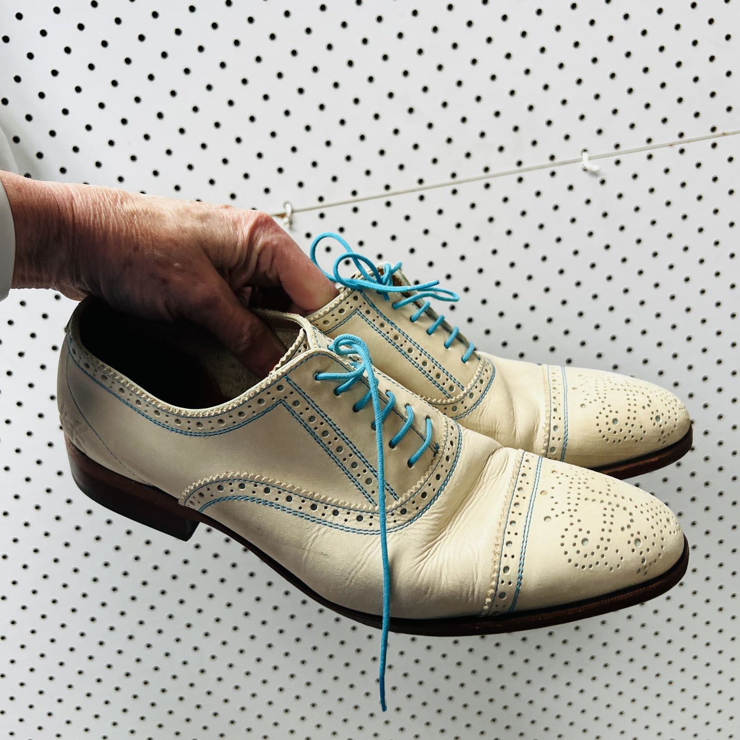 2000s vintage / FLUEVOG / gateway brandenburg capped toe brogue / 8 (3885367334513809918)