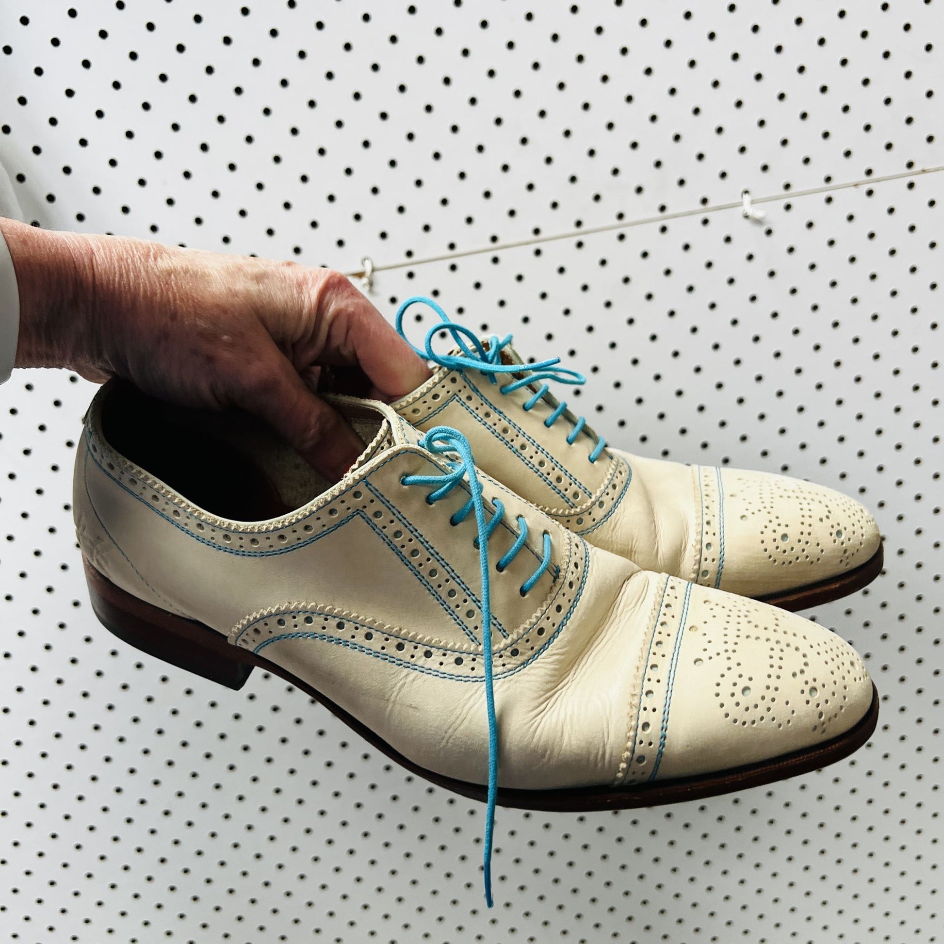 2000s vintage / FLUEVOG / gateway brandenburg capped toe brogue / 8 (3885367334513809918)