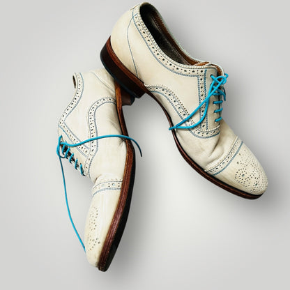 2000s vintage / FLUEVOG / gateway brandenburg capped toe brogue / 8 (3885367512025246191)