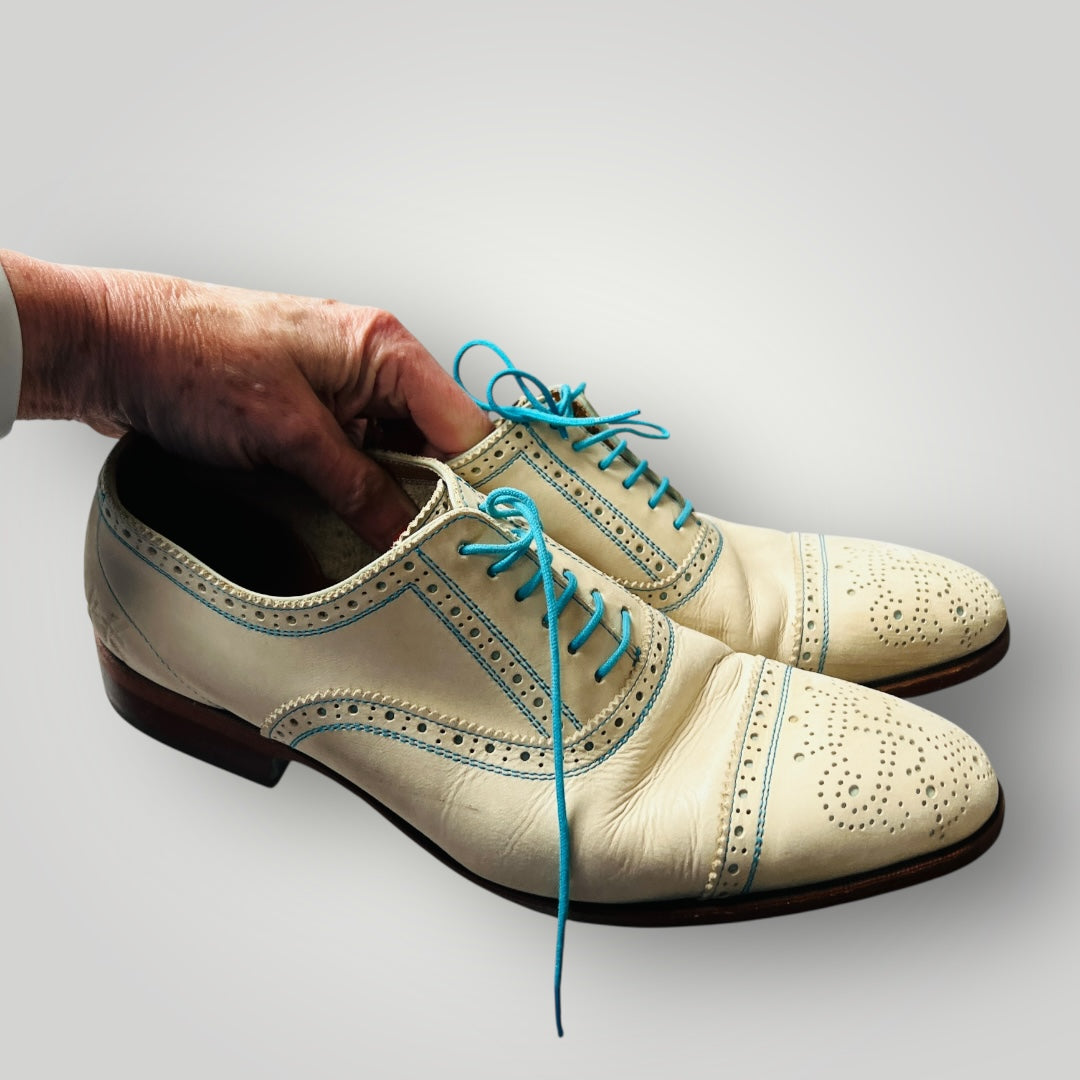 2000s vintage / FLUEVOG / gateway brandenburg capped toe brogue / 8 (3885367524285644977)