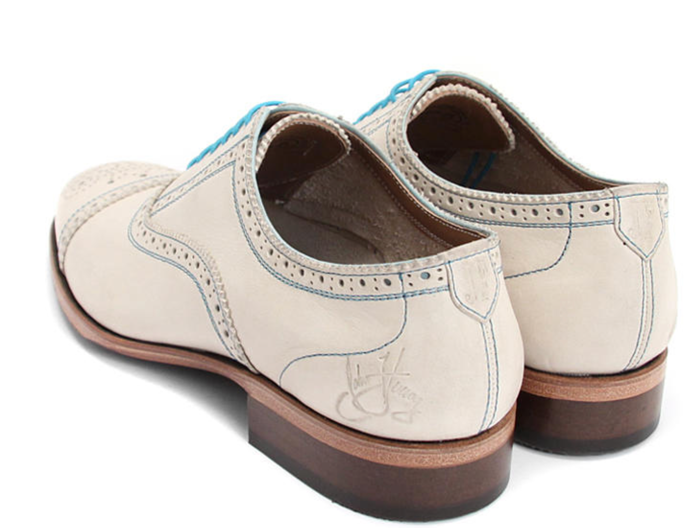 2000s vintage / FLUEVOG / gateway brandenburg capped toe brogue / 8 (3885370140009896349)