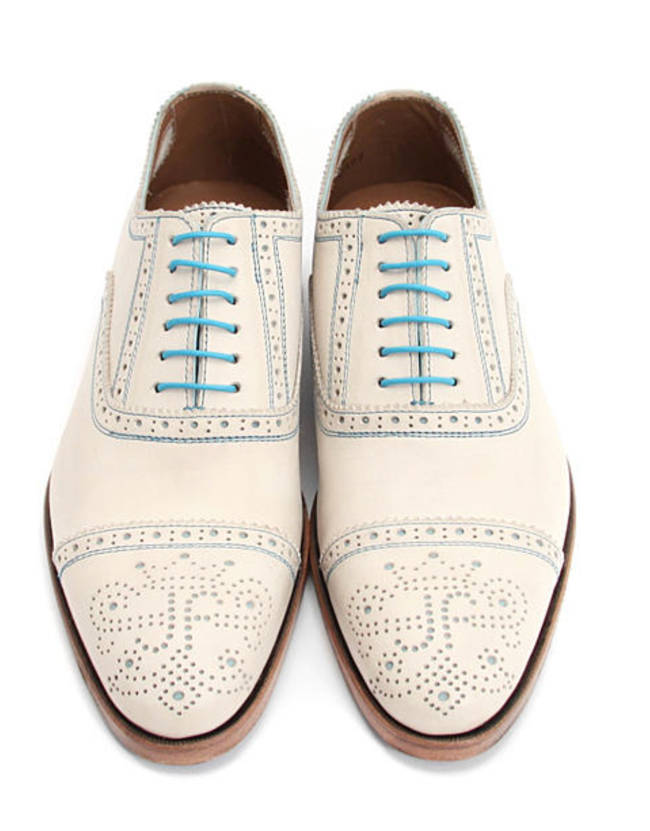 2000s vintage / FLUEVOG / gateway brandenburg capped toe brogue / 8 (3885370143785070800)