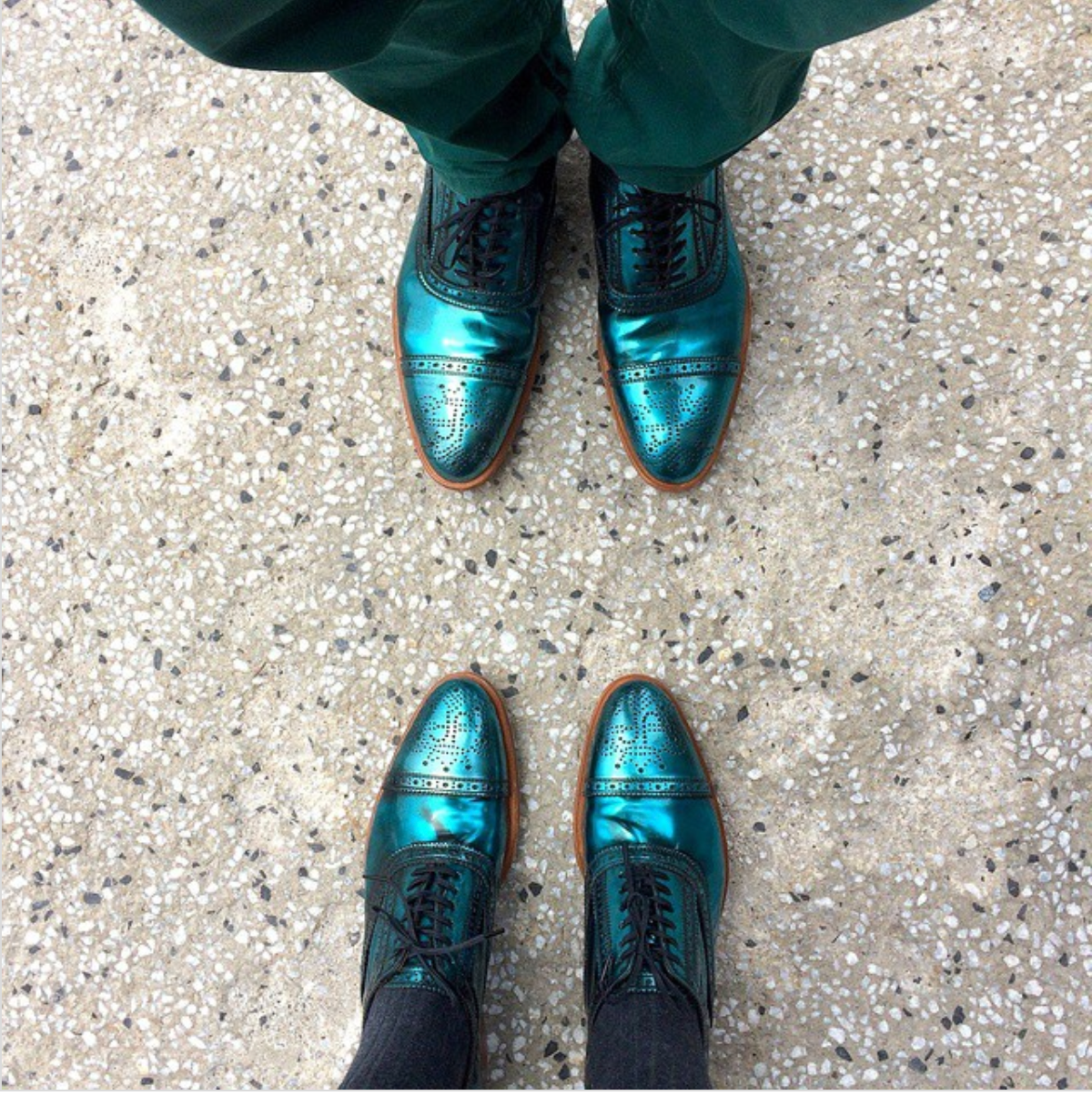 2000s vintage / FLUEVOG / gateway brandenburg capped toe brogue / 8 (3885371200889369901)
