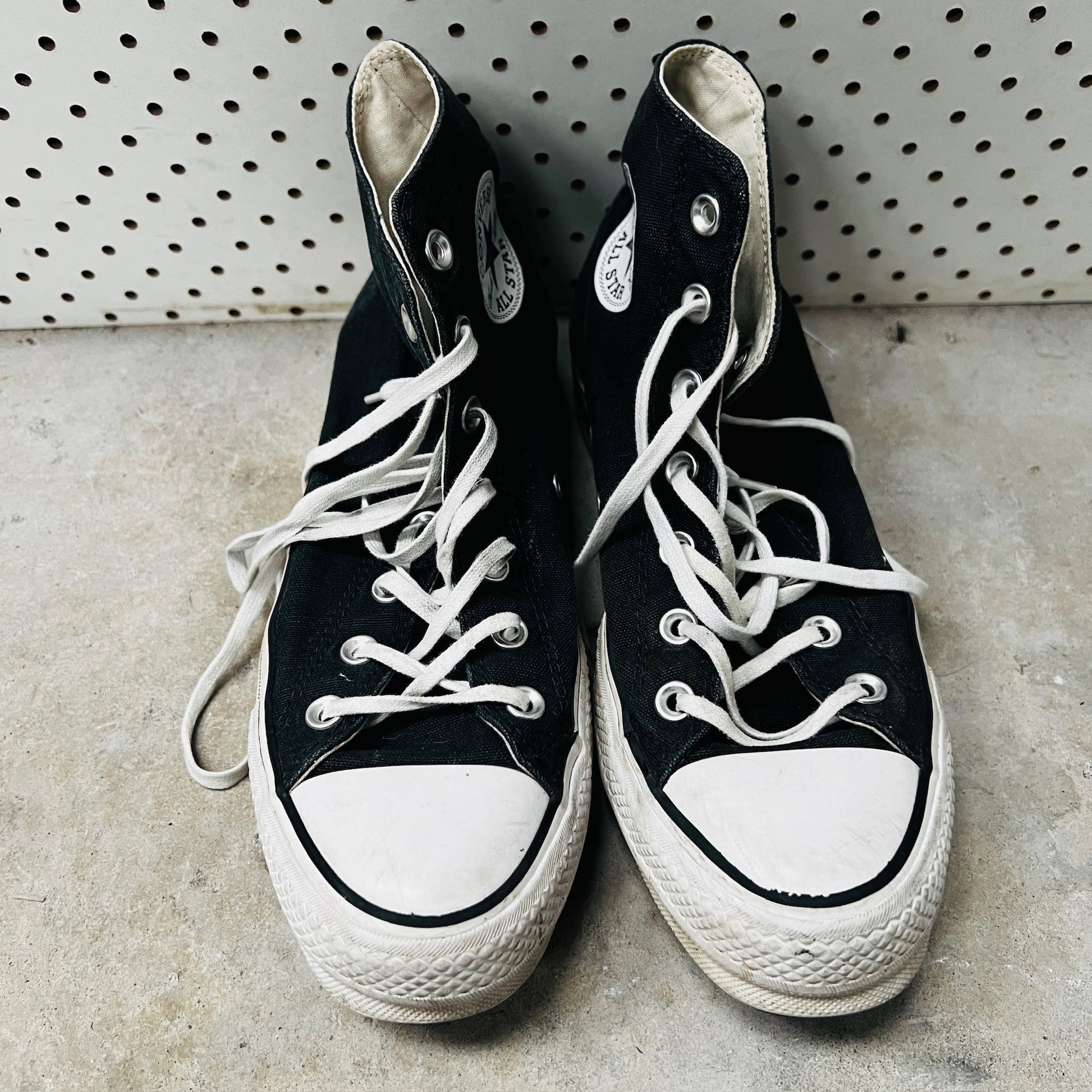 Converse / platform high top chuck taylors / 39 (3885535589978670093)
