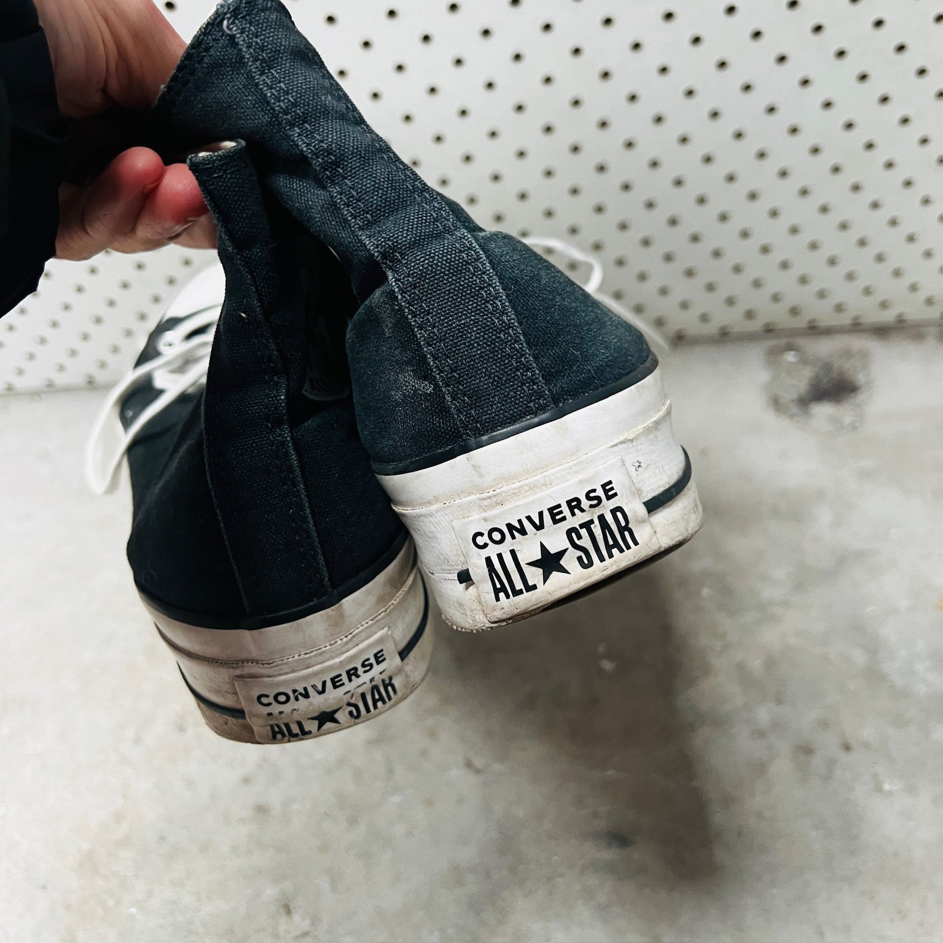Converse / platform high top chuck taylors / 39 (3885535616508783010)