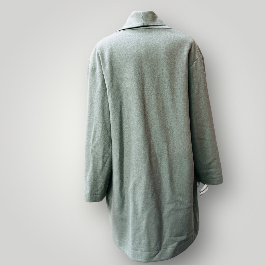 JULIETTE HOGAN / sage wool coat / m / made in nz Jackets