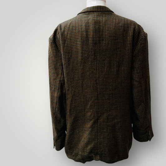 vintage / REMBRANDT / MUNNS / herringbone wool blazer / 112 (L) Jackets