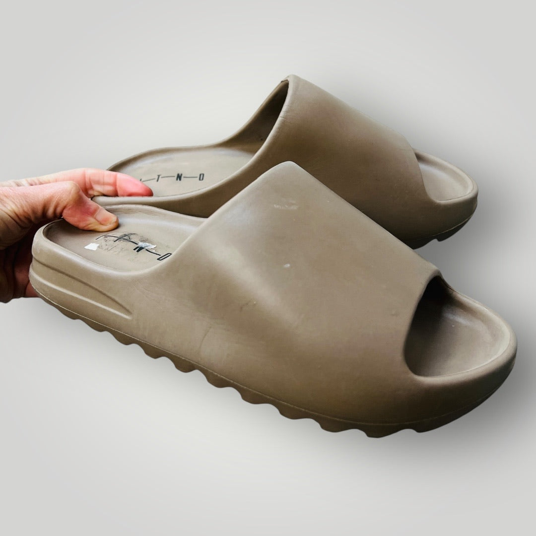 ITNO / Brown chunky slides / size 39 (3885720630247388665)