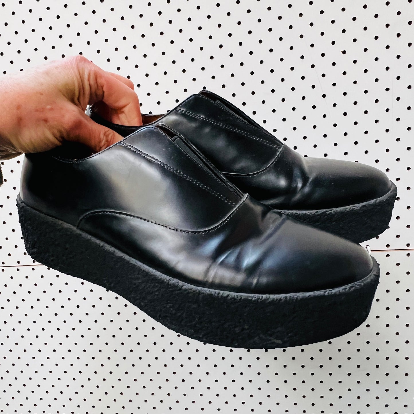 & Other Stories / leather flatform slip ons / 38 (3885721517116374505)