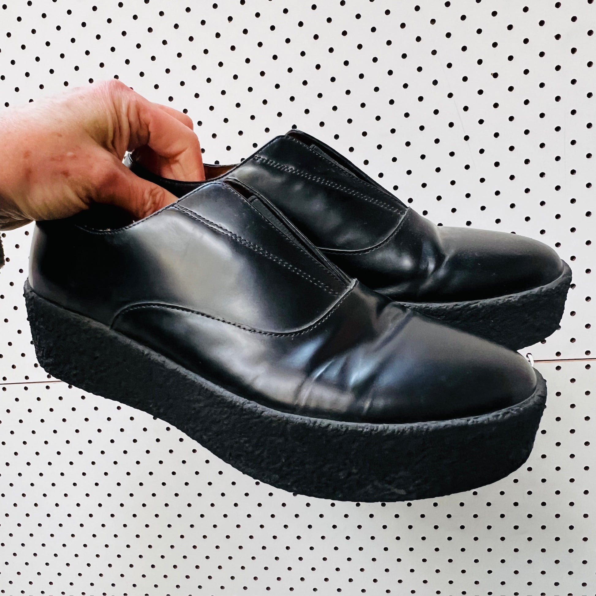 & Other Stories / leather flatform slip ons / 38 (3885721517116374505)
