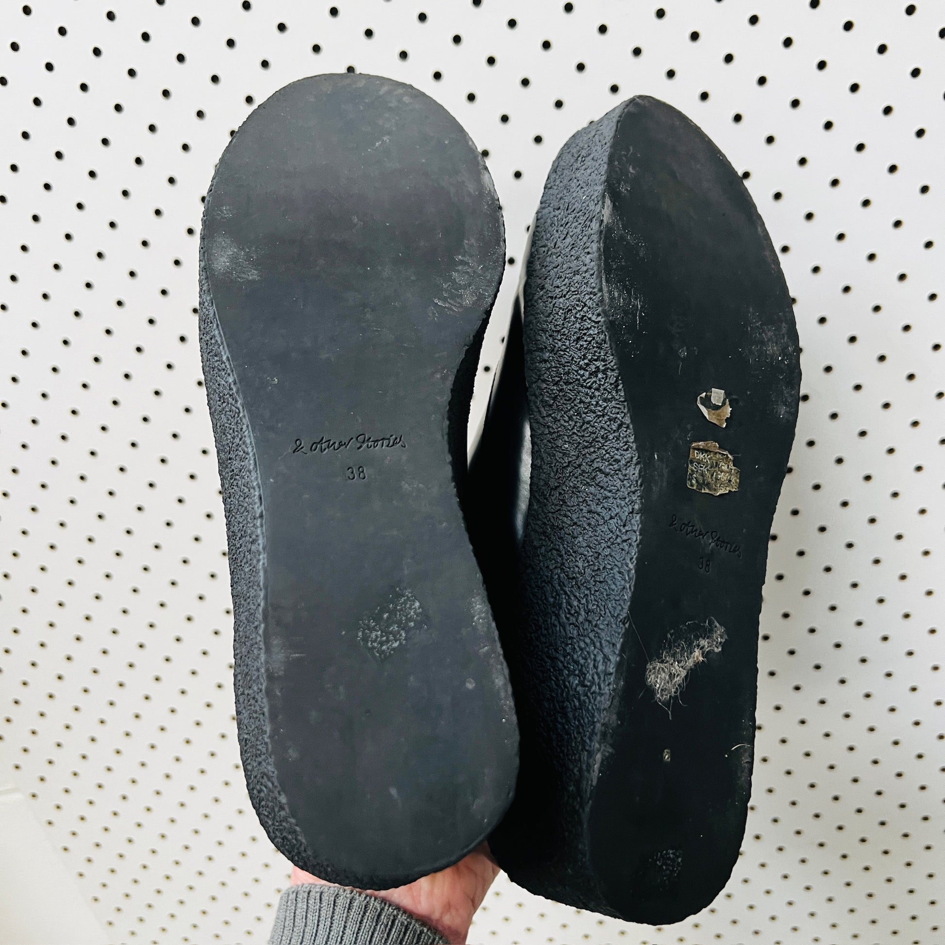 & Other Stories / leather flatform slip ons / 38 (3885721527043267189)